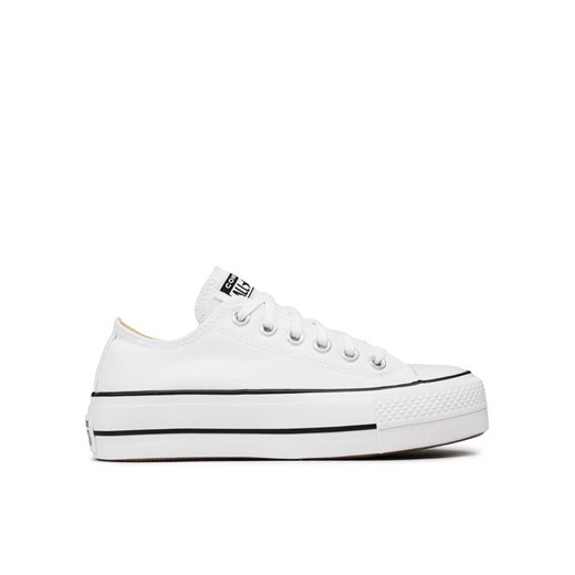 Trampki Converse Chuck Taylor All Star Lift Ox 560251C Biały ze sklepu eobuwie.pl w kategorii Trampki damskie - zdjęcie 182057829