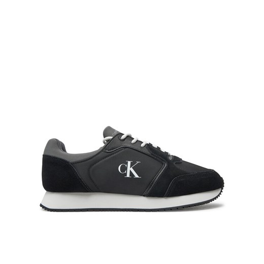 Sneakersy Calvin Klein Jeans Retro Sock Runner Mg Wmm YM0YM01152 Czarny ze sklepu eobuwie.pl w kategorii Buty sportowe męskie - zdjęcie 182057946