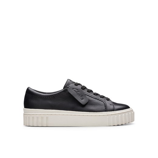 Sneakersy Clarks Mayhill Walk 26176436 Czarny ze sklepu eobuwie.pl w kategorii Buty sportowe damskie - zdjęcie 182058038