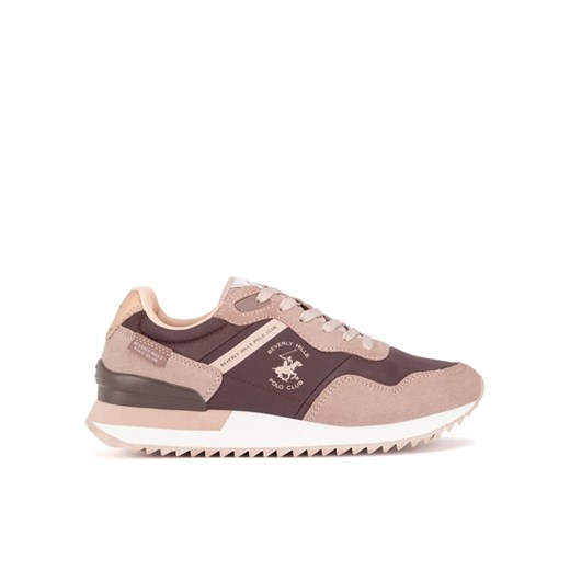 Sneakersy Beverly Hills Polo Club S9017-IW Bordowy ze sklepu eobuwie.pl w kategorii Buty sportowe damskie - zdjęcie 182058067