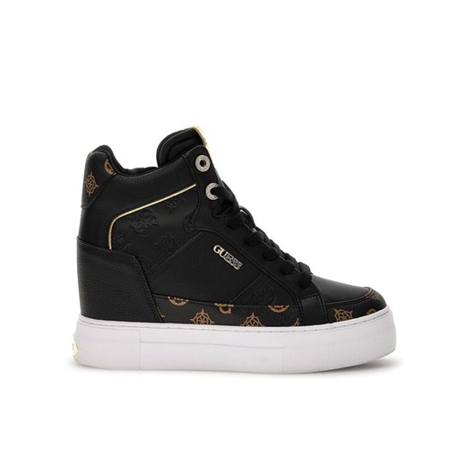 Sneakersy Guess Fridan FL7FRI FAL12 Czarny ze sklepu eobuwie.pl w kategorii Buty sportowe damskie - zdjęcie 182058119