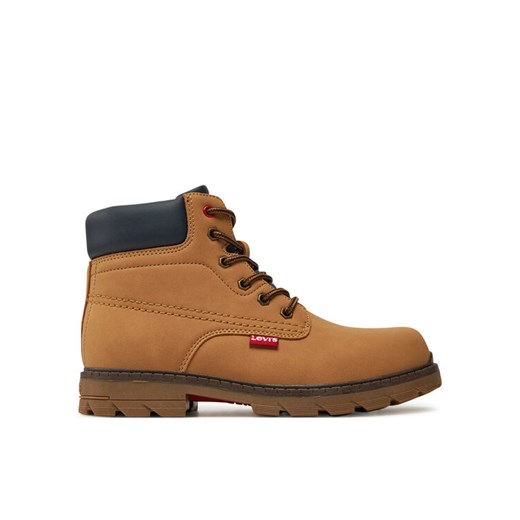 Trzewiki Levi's® VFOR0051S Brązowy ze sklepu eobuwie.pl w kategorii Buty zimowe dziecięce - zdjęcie 182058189