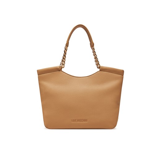 Torebka LOVE MOSCHINO JC4031PP1MLT0105 Beżowy ze sklepu eobuwie.pl w kategorii Torby Shopper bag - zdjęcie 182058296