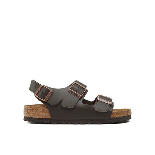 Sandały Birkenstock Milano Bs 34103 Brązowy ze sklepu eobuwie.pl w kategorii Sandały damskie - zdjęcie 182058328