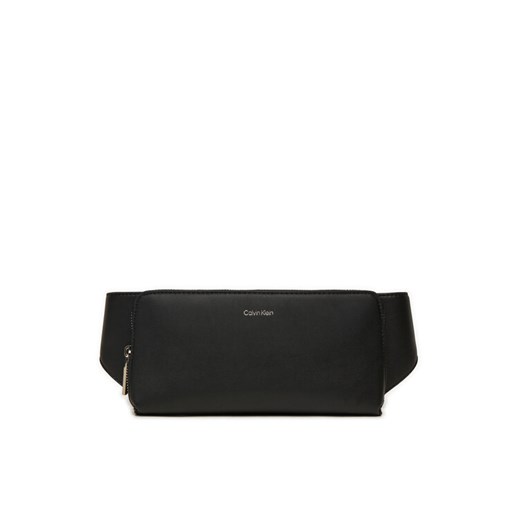 Saszetka nerka Calvin Klein Ck Sleek Waistbag K50K512785 Czarny ze sklepu eobuwie.pl w kategorii Nerki - zdjęcie 182058335