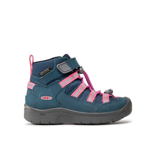 Trekkingi Keen Hikeport2 Sport Mid Wp 1026605 Granatowy ze sklepu eobuwie.pl w kategorii Buty zimowe dziecięce - zdjęcie 182058369