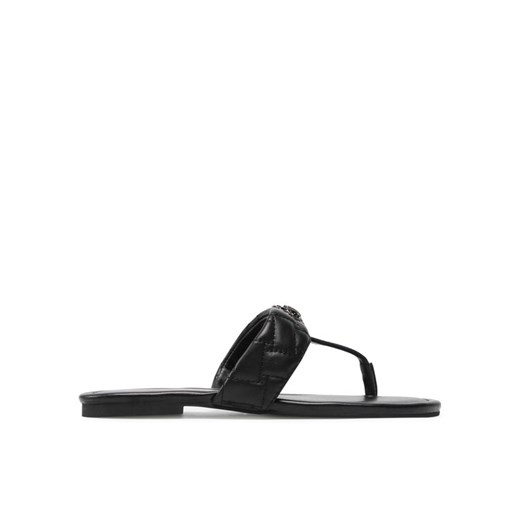 Japonki Kurt Geiger Kensington T-Bar Sandal 8651400109 Czarny ze sklepu eobuwie.pl w kategorii Klapki damskie - zdjęcie 182058376