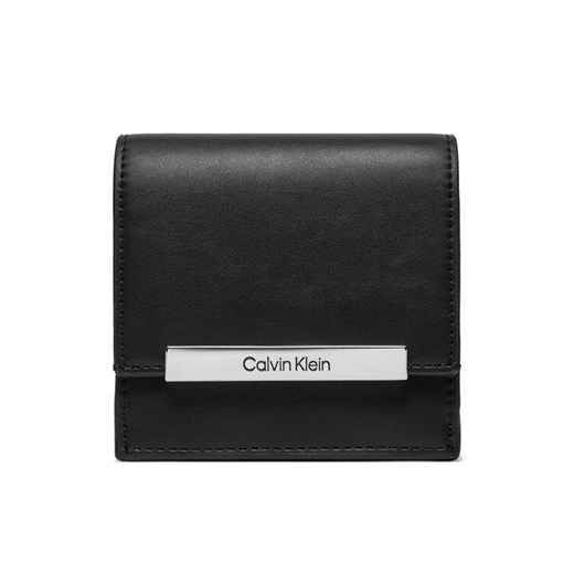 Mały Portfel Damski Calvin Klein K60K612206 Czarny ze sklepu eobuwie.pl w kategorii Portfele damskie - zdjęcie 182058395
