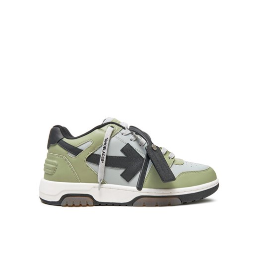 Sneakersy Off-White OMIA189S22LEA0015710 Zielony ze sklepu eobuwie.pl w kategorii Buty sportowe męskie - zdjęcie 182058606