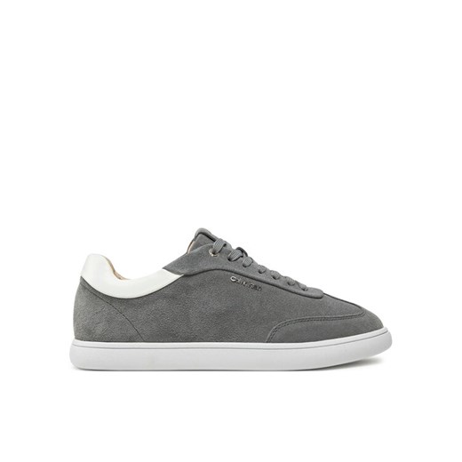 Sneakersy Calvin Klein Cupsole Lace Up - Sue HW0HW02436 Szary ze sklepu eobuwie.pl w kategorii Buty sportowe damskie - zdjęcie 182058688