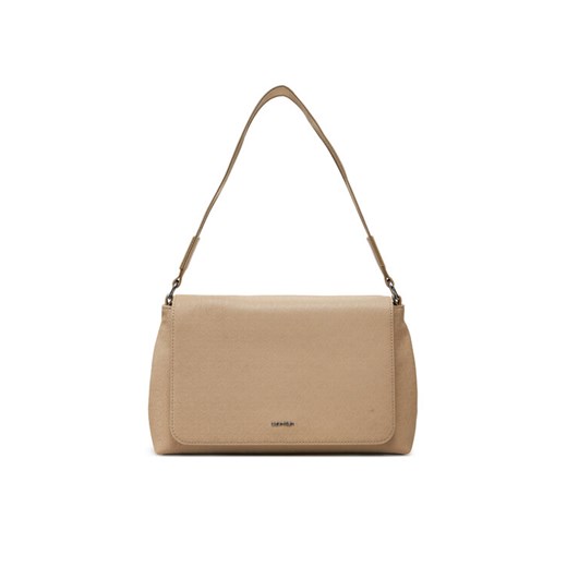 Torebka Calvin Klein Ck Must Satchel_Mono K60K613181 Beżowy ze sklepu eobuwie.pl w kategorii Torebki damskie - zdjęcie 182058689
