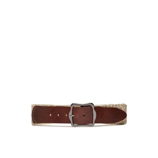 Pasek Damski Weekend Max Mara Massimo 2415501045 Beżowy ze sklepu eobuwie.pl w kategorii Paski damskie - zdjęcie 182058707