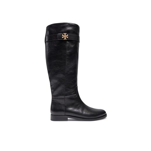 Kozaki Tory Burch Destription 158799-006 Czarny ze sklepu eobuwie.pl w kategorii Kozaki damskie - zdjęcie 182058776