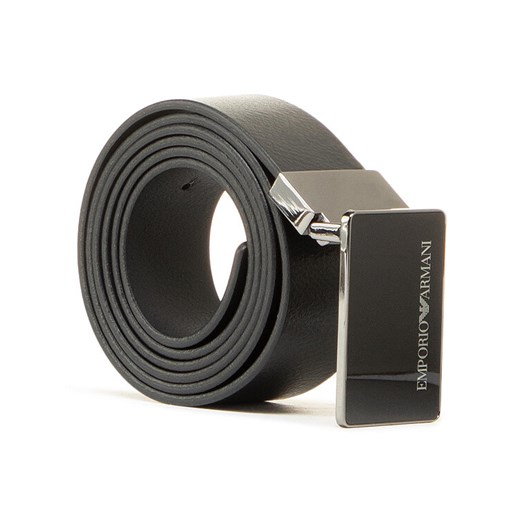 Pasek Męski Emporio Armani Y4S427 YTU7J 84372 Czarny ze sklepu eobuwie.pl w kategorii Paski męskie - zdjęcie 182058896