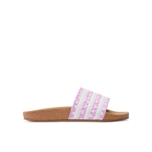 Klapki adidas adilette W GX9483 Różowy ze sklepu eobuwie.pl w kategorii Klapki damskie - zdjęcie 182059009