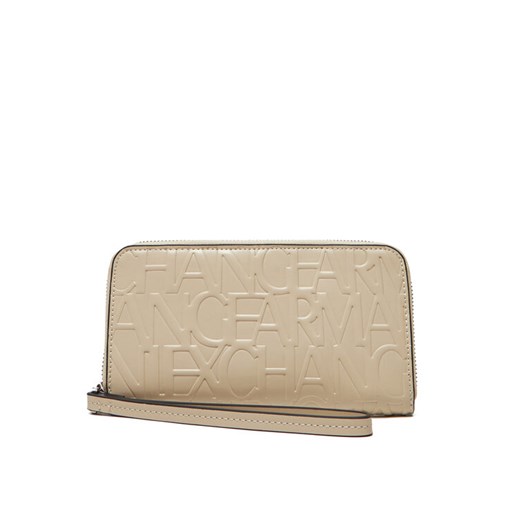 Duży Portfel Damski Armani Exchange 948451 CC793 U1092 Beżowy ze sklepu eobuwie.pl w kategorii Portfele damskie - zdjęcie 182059096