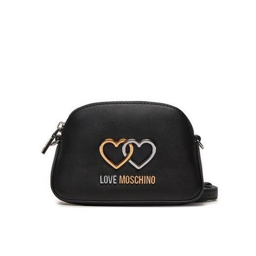 Torebka LOVE MOSCHINO JC4077PP1LL1000A Czarny ze sklepu eobuwie.pl w kategorii Listonoszki - zdjęcie 182059159