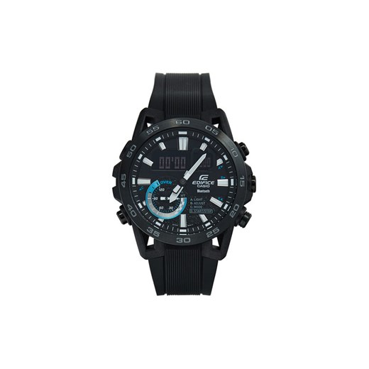 Zegarek Casio Edifice Sospensione ECB-40PB-1AEF Czarny ze sklepu eobuwie.pl w kategorii Zegarki - zdjęcie 182059295