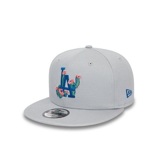 Czapka z daszkiem New Era Flower Icon 950 La Dodgers 60435108 Szary ze sklepu eobuwie.pl w kategorii Czapki z daszkiem męskie - zdjęcie 182059359