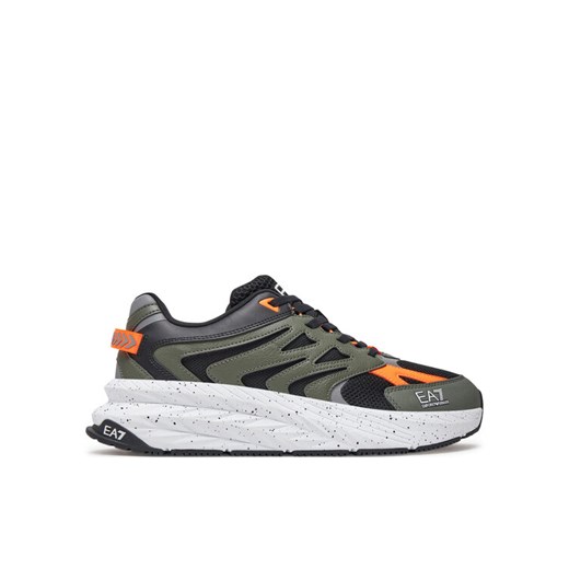 Sneakersy EA7 Emporio Armani X8X194 XK408 U253 Khaki ze sklepu eobuwie.pl w kategorii Buty sportowe męskie - zdjęcie 182059415