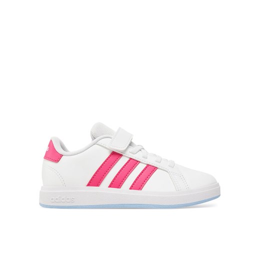 Sneakersy adidas Grand Court 2.0 JI0975 Biały ze sklepu eobuwie.pl w kategorii Buty sportowe dziecięce - zdjęcie 182059418