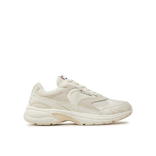 Sneakersy Tommy Jeans The Coney EM0EM01520 Écru ze sklepu eobuwie.pl w kategorii Buty sportowe męskie - zdjęcie 182059449