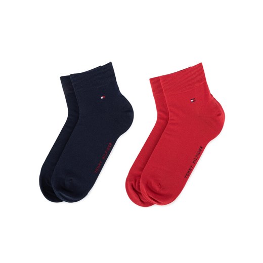 Zestaw 2 par niskich skarpet męskich Tommy Hilfiger 342025001 Granatowy ze sklepu eobuwie.pl w kategorii Skarpetki męskie - zdjęcie 182059478
