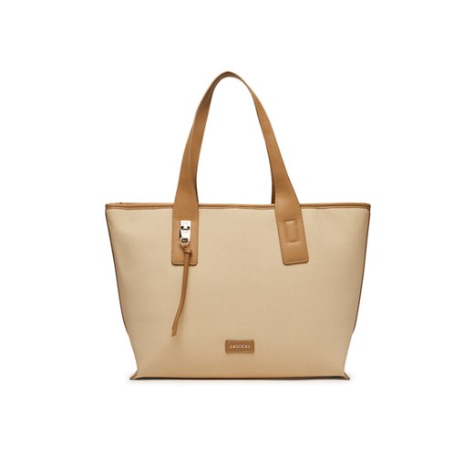 Torebka Lasocki LSK-O-001-07 Beżowy ze sklepu eobuwie.pl w kategorii Torby Shopper bag - zdjęcie 182059548
