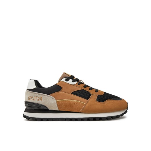 Sneakersy Big Star Shoes NN174237 Brązowy ze sklepu eobuwie.pl w kategorii Buty sportowe męskie - zdjęcie 182059669