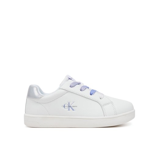 Sneakersy Calvin Klein Jeans Low Cut Lece-UP V1A9-82009-1355X S Biały ze sklepu eobuwie.pl w kategorii Buty sportowe dziecięce - zdjęcie 182059675