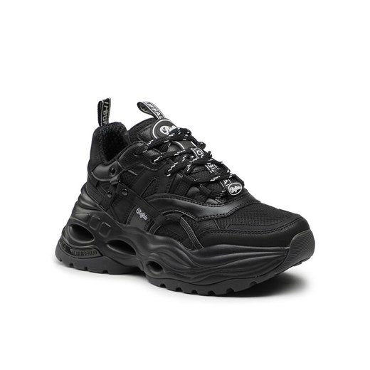 Sneakersy Buffalo Triplet Hollow BN16307471 Czarny ze sklepu eobuwie.pl w kategorii Buty sportowe damskie - zdjęcie 182059695