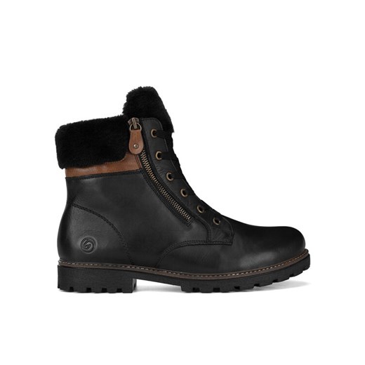 Botki Remonte D8463-01 Czarny ze sklepu eobuwie.pl w kategorii Botki - zdjęcie 182059805