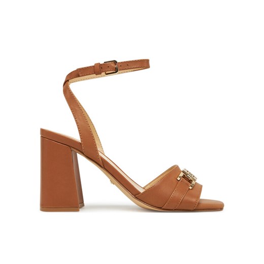 Sandały Guess FLJGRT LEA03 Brązowy ze sklepu eobuwie.pl w kategorii Sandały damskie - zdjęcie 182059878