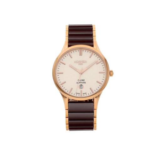 Zegarek Roamer C-Line 658833 49 35 63 Brązowy ze sklepu eobuwie.pl w kategorii Zegarki - zdjęcie 182059917