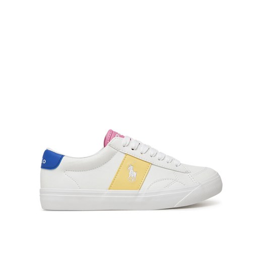 Sneakersy Polo Ralph Lauren Ryley RL02447101 Biały ze sklepu eobuwie.pl w kategorii Buty sportowe dziecięce - zdjęcie 182059957