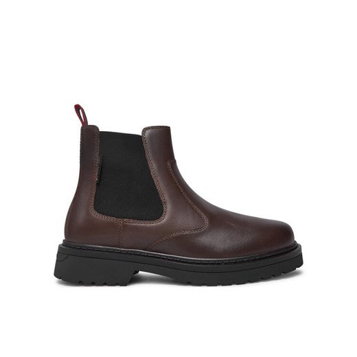 Sztyblety Tommy Jeans Tjm Chelsea Boot EM0EM01469 Brązowy ze sklepu eobuwie.pl w kategorii Buty zimowe męskie - zdjęcie 182060099
