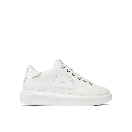 Sneakersy KARL LAGERFELD KL62539F Biały ze sklepu eobuwie.pl w kategorii Trampki damskie - zdjęcie 182060129