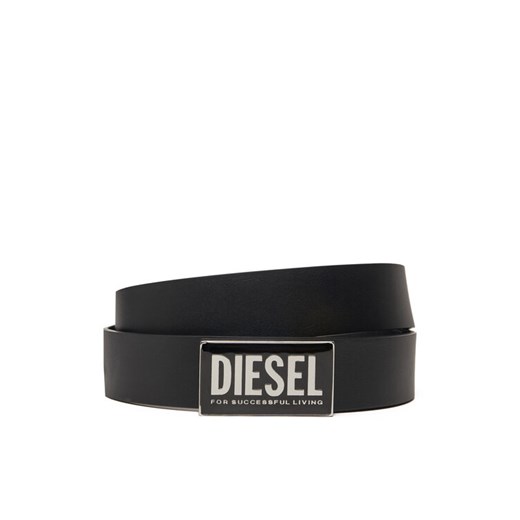 Pasek Męski Diesel X09945PR227 Czarny ze sklepu eobuwie.pl w kategorii Paski męskie - zdjęcie 182060189