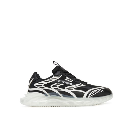 Sneakersy Just Cavalli 78QA3SQ2 ZSC45 Czarny ze sklepu eobuwie.pl w kategorii Buty sportowe męskie - zdjęcie 182060247