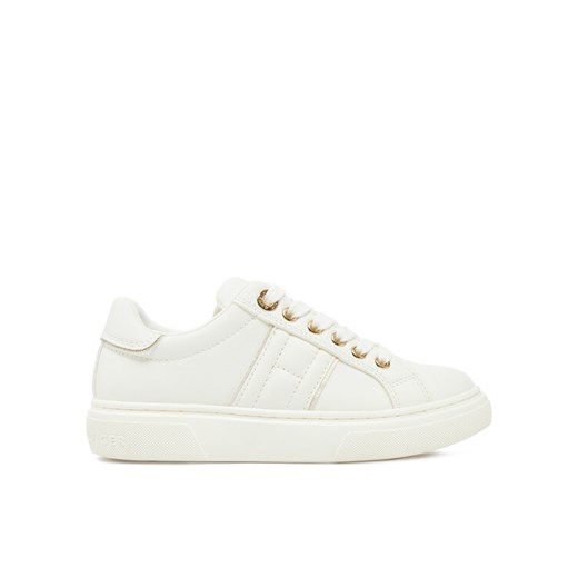 Sneakersy Tommy Hilfiger Low Cut Lace-Up Sneaker T3A9-33745-1439 M Biały ze sklepu eobuwie.pl w kategorii Buty sportowe dziecięce - zdjęcie 182060249