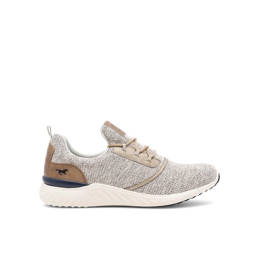 Sneakersy Mustang 4132-311 Beżowy ze sklepu eobuwie.pl w kategorii Półbuty męskie - zdjęcie 182060436