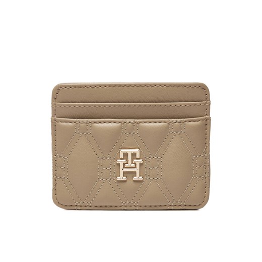 Etui na karty kredytowe Tommy Hilfiger AW0AW16591 Beżowy ze sklepu eobuwie.pl w kategorii Etui - zdjęcie 182060568