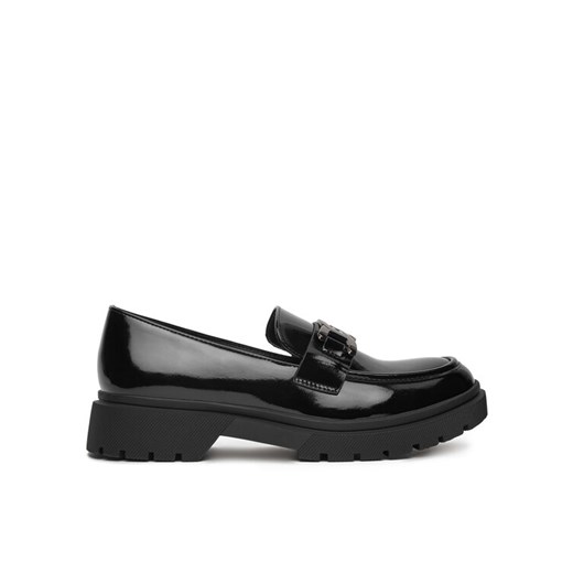 Loafersy DeeZee LZ24-01 Czarny ze sklepu eobuwie.pl w kategorii Półbuty damskie - zdjęcie 182060636