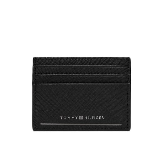 Etui na karty kredytowe Tommy Hilfiger Th Saffiano Cc Holder AM0AM11863 Czarny ze sklepu eobuwie.pl w kategorii Etui - zdjęcie 182060709