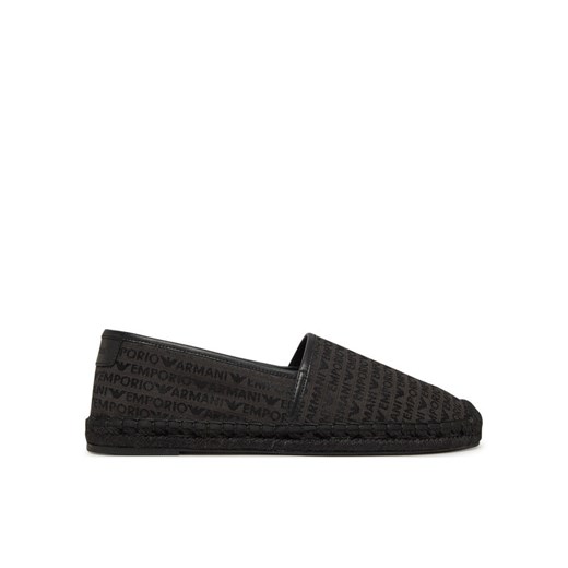 Espadryle Emporio Armani X4S030 XR338 K001 Czarny ze sklepu eobuwie.pl w kategorii Espadryle męskie - zdjęcie 182060758