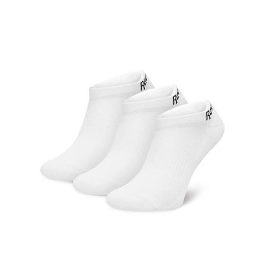 Zestaw 3 par niskich skarpet unisex Reebok R0356-SS24 (3-pack) Biały ze sklepu eobuwie.pl w kategorii Skarpetki damskie - zdjęcie 182060779