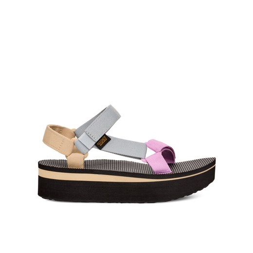 Sandały Teva Flatform Universal 1008844 Szary ze sklepu eobuwie.pl w kategorii Sandały damskie - zdjęcie 182060867