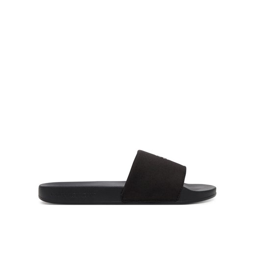 Klapki Calvin Klein Jeans Slide Monogram Hardware YW0YW01713 Czarny ze sklepu eobuwie.pl w kategorii Klapki damskie - zdjęcie 182060926
