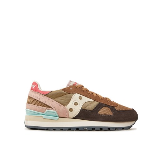 Sneakersy Saucony S1108 881 Brązowy ze sklepu eobuwie.pl w kategorii Buty sportowe damskie - zdjęcie 182060945