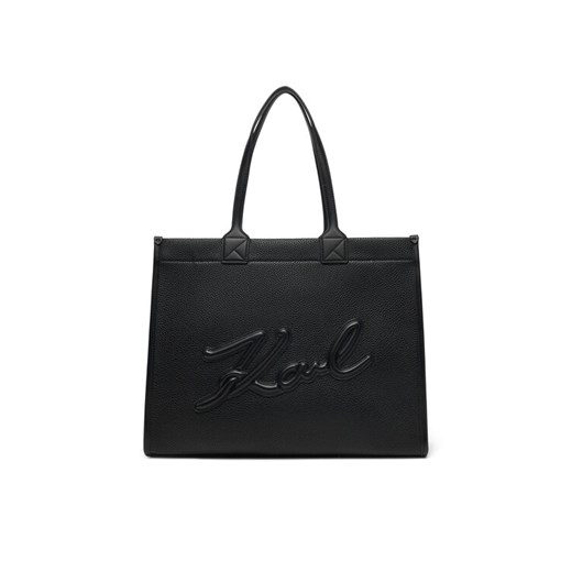 Torebka KARL LAGERFELD A1W30041 Czarny ze sklepu eobuwie.pl w kategorii Torby Shopper bag - zdjęcie 182060948